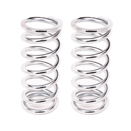 Next Gen International Coil-Over-Spring, 350 lbs. per in. Rate, 8 in. Length - Chrome, Pair 8-350CH2